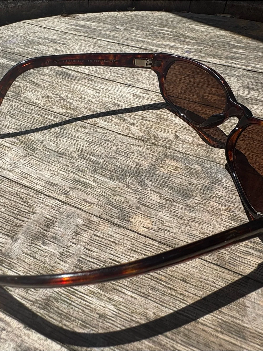 Maui Jim Tortoise Frame Sunglasses with Brown Lenses